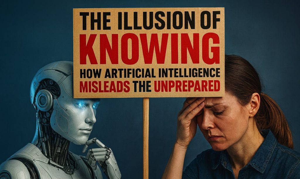The Illusion of Knowing: How Artificial Intelligence Misleads the Unprepared.