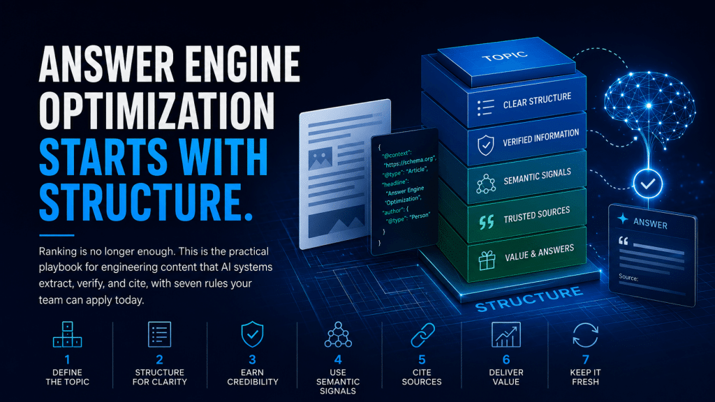 Answer Engine Optimization Starts With Structure.